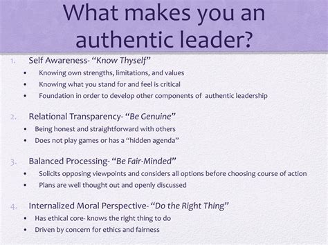 Ppt Understanding The Authentic Leadership Theory Powerpoint