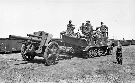 German Half Track Towing A Cannon Russia June 1942 Flickr