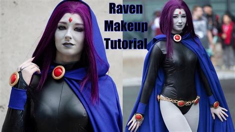Raven Makeup Tutorial In 2019 Raven Cosplay Diy Comic Makeup Raven Cosplay