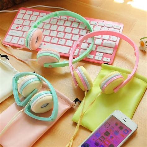 Earphones Candy Color Foldable Kids Headset Cute Headphones