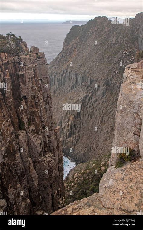 Cliffs On Cape Pillar Tasman Peninsula Stock Photo Alamy