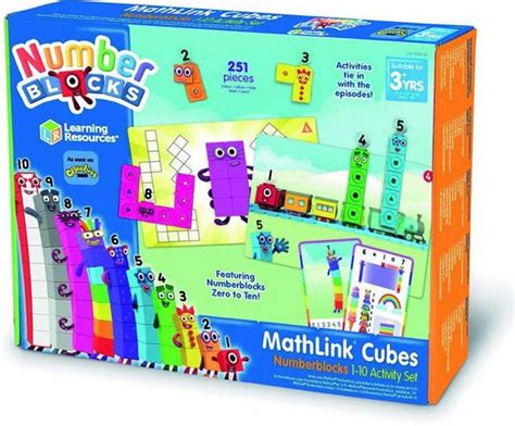 Mathlink Cubes Numberblock 1 10 Activity Set Giddy Goat Toys