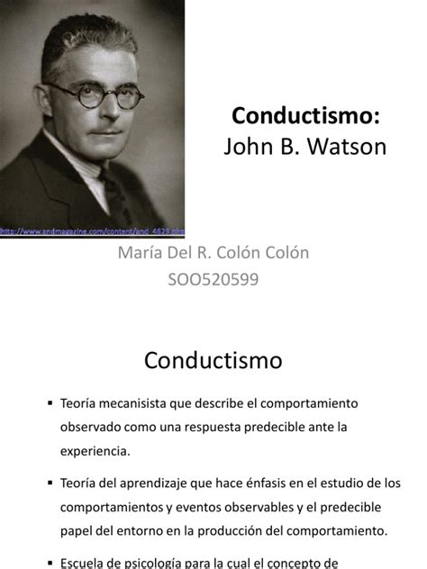 Conductismo Watson