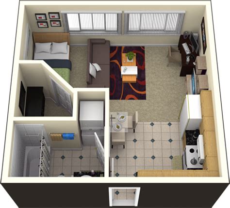 400 Square Foot Studio Apartment Floor Plans Slyfelinos Com Studio