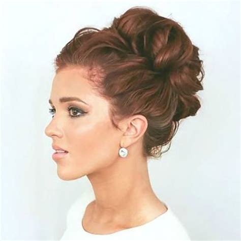 Various Styles To The Messy Top Knot For Short Hair