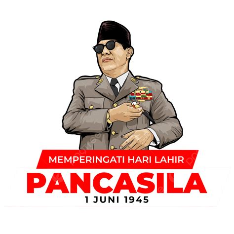 Conmemorando El Cumpleaños De Pancasila Soekarno Png Cumpleaños