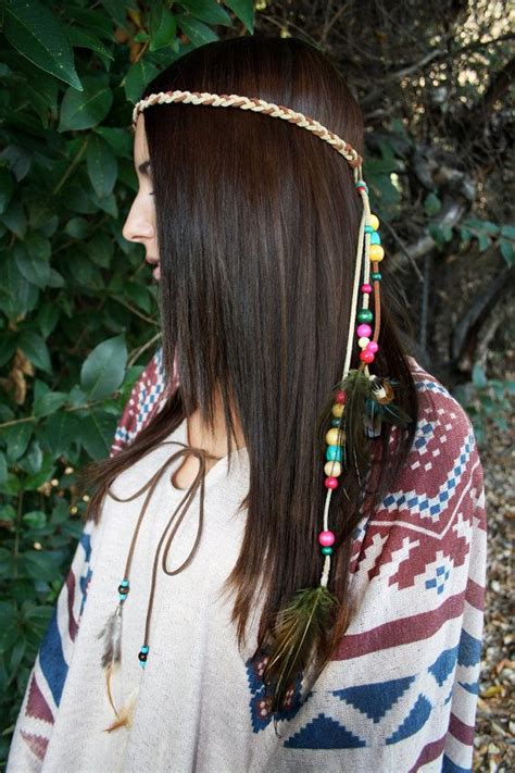 In this video i will show you inexpensive ways to make headbands and one way to tie a scarf for a headwrap. Braided Brown and Tan Hippie Inspired Headbands with by Sachi215, $30.00 | Hippie headbands ...