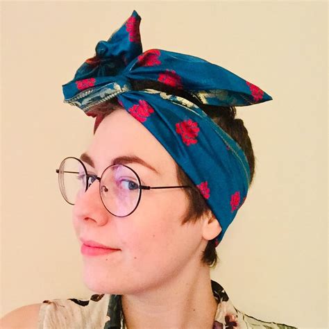 Luxury Silk Up Cycled Headband Etsy