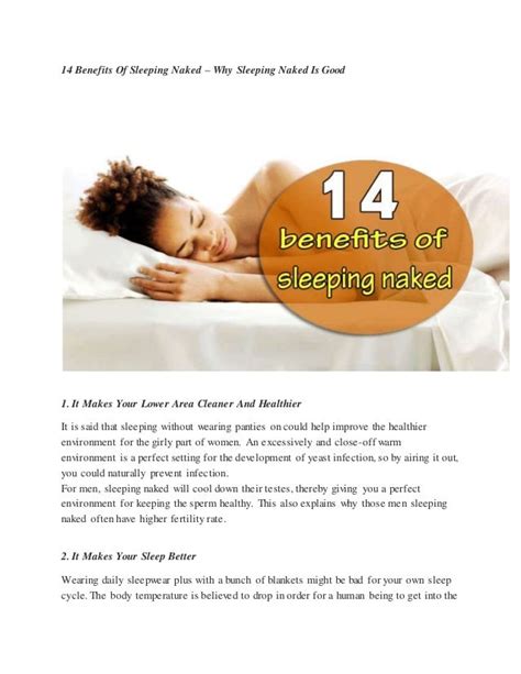Benefits Of Sleeping Naked You May Not Know