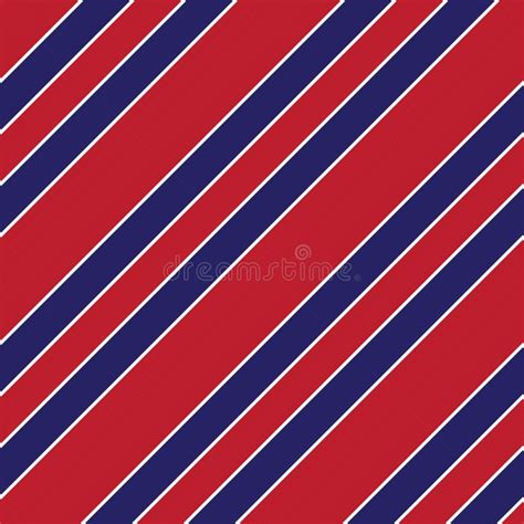 Red Diagonal Striped Seamless Pattern Background Stock Vector