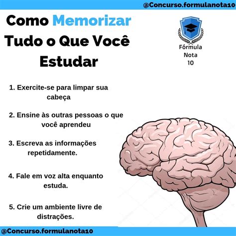 Como Memorizar O Que Voc Estuda Nos Estudos Para Concurso Como