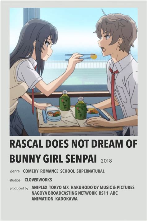 Rascal Does Not Dream Of Bunny Girl Senpai Anime Films Anime Anime