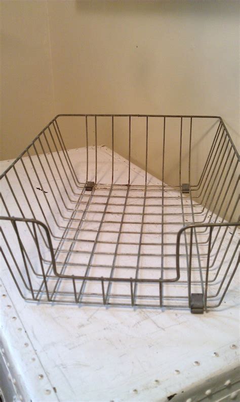 Extra Large Vintage Wire Basket By Shabbychatue On Etsy 1500
