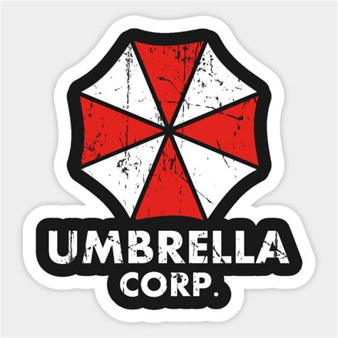 Umbrella Corp Umbrella Corporation Sticker Teepublic