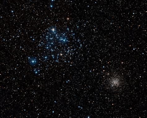 Dss Image M35 And Ngc2158 Open Clusters