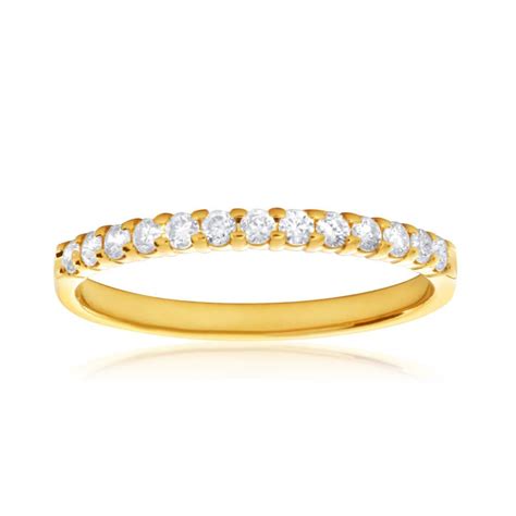 Diamond Eternity Ring In 18ct Yellow Gold Tw20pt Image A Eternity