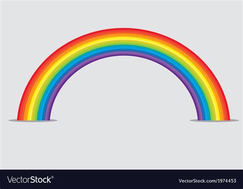Rainbow Royalty Free Vector Image Vectorstock