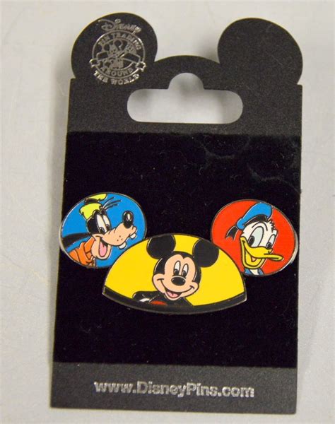 Disney Mickey Mouse Ear Hat Donald Goofy Pin Surplus Trading Corporation