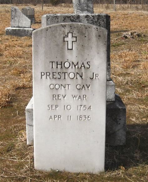 Thomas Preston Jr 1754 1836 Find A Grave Memorial Preston