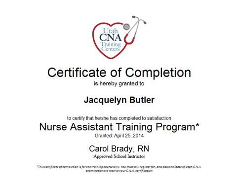 Cna certification is what you will require if you are serious about taking a big step into the medical field by having a job as a healthcare professional. Certification Template | playbestonlinegames