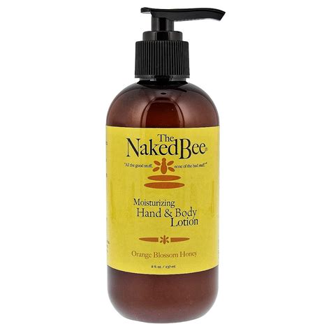 The Naked Bee Orange Blossom Honey Hand Body Lotion 8 Oz Pump