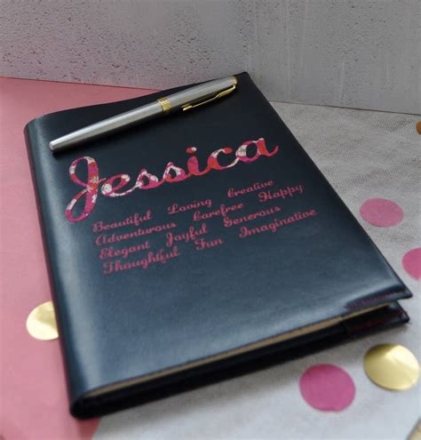Personalised ‘leather And Liberty Journal By Livi And Belle