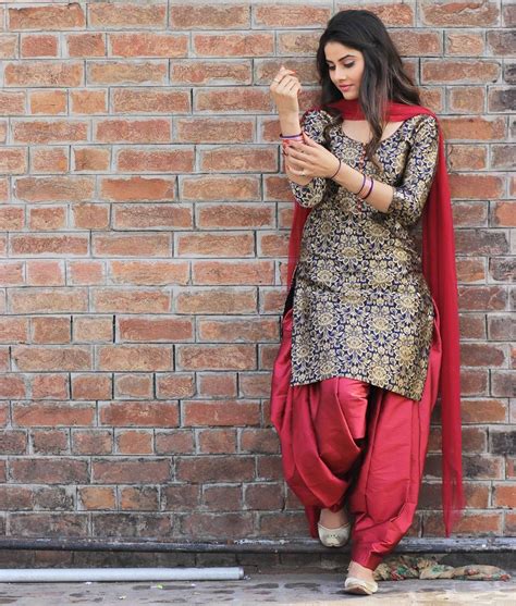 Punjabi Salwar Suits Patiala Salwar Patiala Dress Punjabi Dress