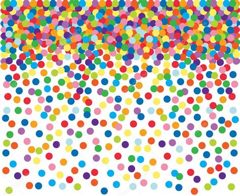 Colorful Confetti Background Vector Illustration — Stock Vector