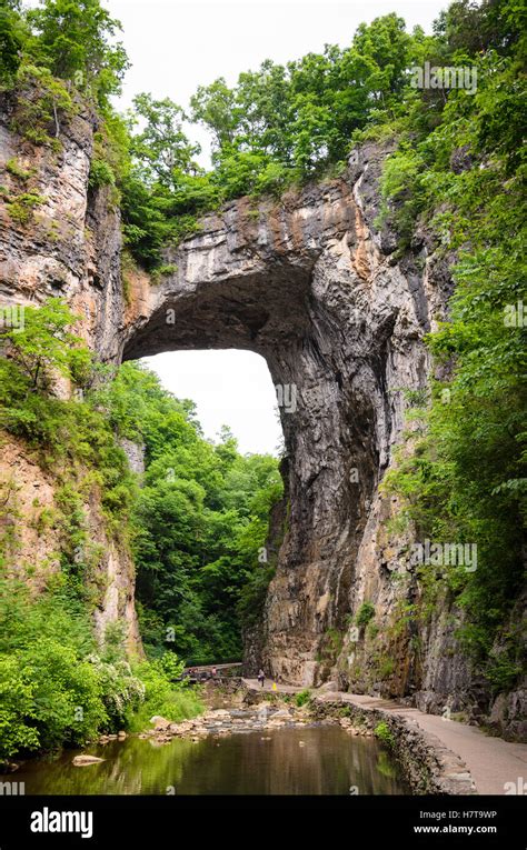 Natural Bridge Virginia Stock Photo Alamy