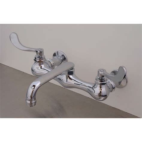 A wall mount kitchen faucet is an excellent option as it looks especially stylish. Wall Mount Kitchen Faucet with Swivel Spout - 8 Inch ...