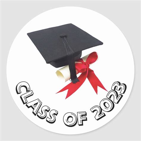 Class Of 2023 Cap And Diploma Sticker By Janz In 2021