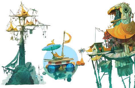 Rayman Origins Environment Style Reference Scene Design Game