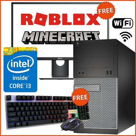 Fast Minecraft Roblox Gaming Pc Dell Hp Bundle Intel I3 4th Gen 500gb
