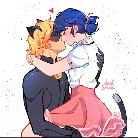 Marichat Kiss Fanart By Daniela Miraculous Ladybug Movie Miraculous