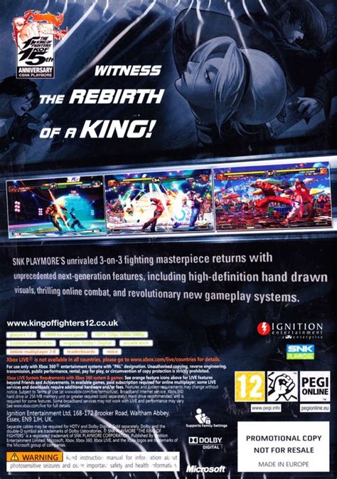 The King Of Fighters Xii 2009 Box Cover Art Mobygames