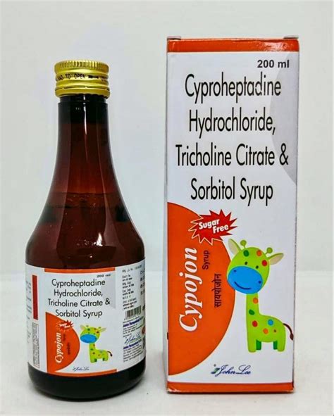 Cyproheptadine Syrup At Best Price In India