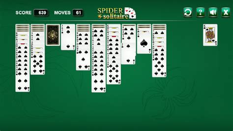 Spider Solitaire Easy Mode 1 Suit Free Online Game Youtube