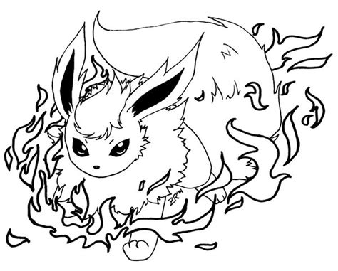 Flareon Coloring Pages Coloring Pages