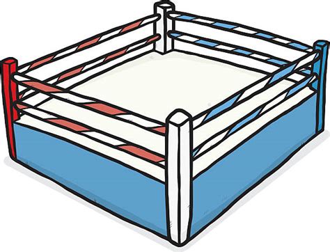 Boxing Ring Empty Illustrations Royalty Free Vector