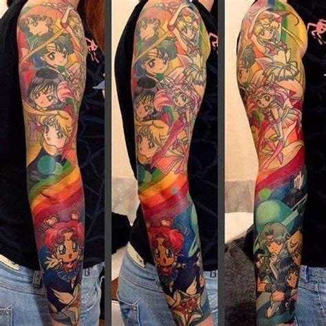 Anime Tattoo Sleeve Designs Secure Blawker Lightbox