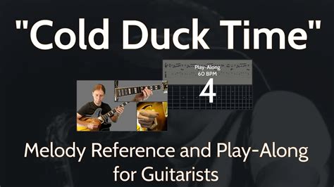 Cold Duck Time E Harris Melody Reference And Play Along Youtube