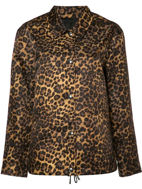 Alexander Wang Leopard Print Jacket