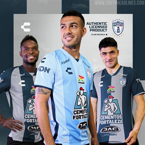 pachuca 22 23 home and away kits released footy headlines