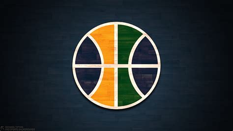 Hd Wallpaper Basketball Utah Jazz Logo Nba Wallpaper Flare