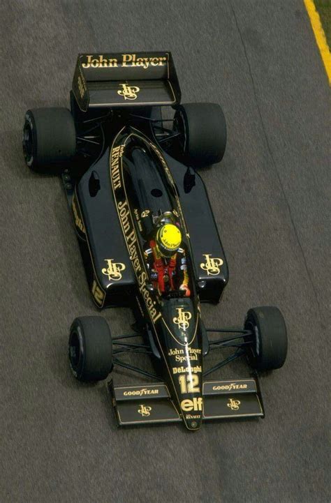 1986 Ayrton Senna Jps Lotus Renault 98t Rennsport Rennwagen