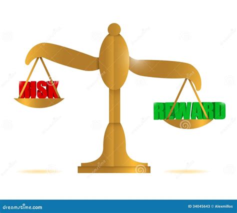 Risk And Reward Balance Illustration Stock Photos - Image: 34045643