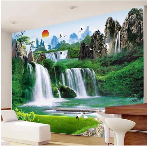 Custom Photo Beautiful Scenery Wallpapers 3d Murals Wallpaper For