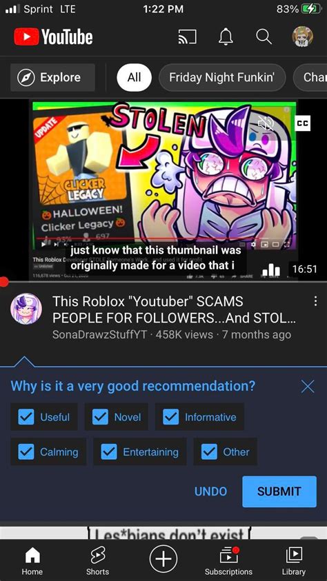 I Got A Recommendation The Youtube Thing And I Decided To Do This