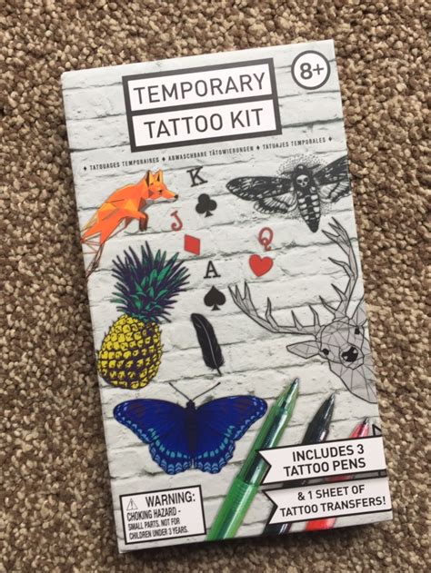 Temporary Tattoo Kit Giveaway Worth £599 Over 40 And A Mum To One