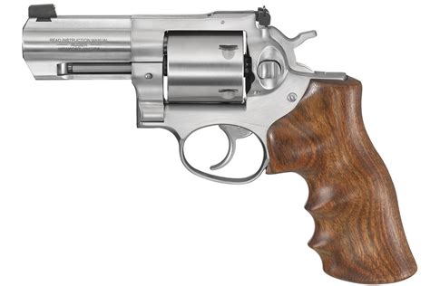 Ruger Gp100 44sw Special Double Action Revolver With Walnut Hogue Grips